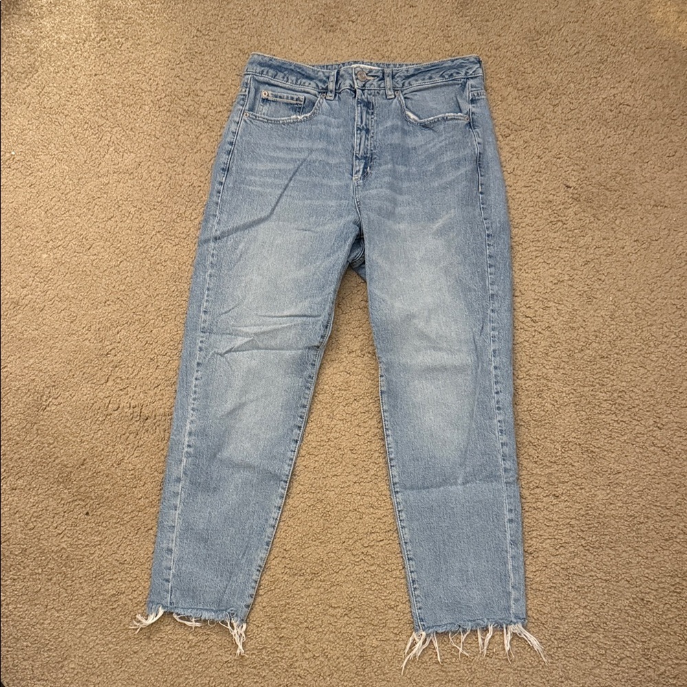 Garage Light Blue Cropped Women's Jeans
